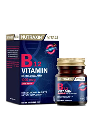 Nutraxin B12 Vitamin 1000mcg 60 Tablet