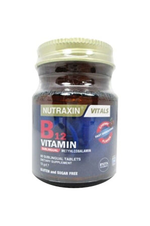 Nutraxin B12 Vitamin 1000mcg 60 Tablet