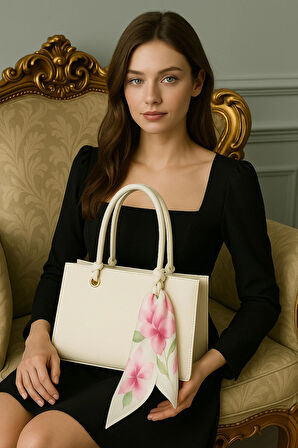 Fular Detaylı Lüks Omuz Çantası