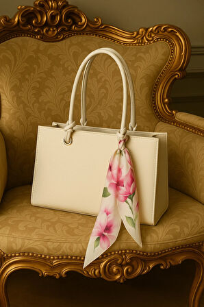 Fular Detaylı Lüks Omuz Çantası