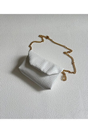 Kadın çapraz zincirli omuz çantası özel gün