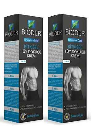 Erkeklere Özel Bitkisel Formül Tüy Dökücü Krem 100 ml X 2 Adet
