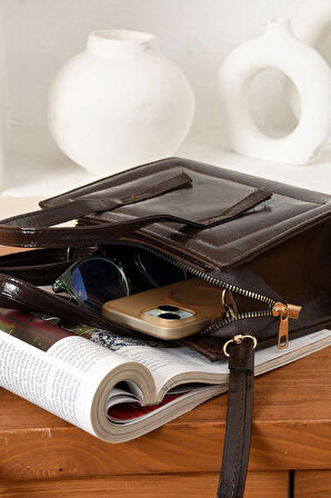 Lüks Reyhani Kutu Çapraz Askılı El Ve Omuz Çantası