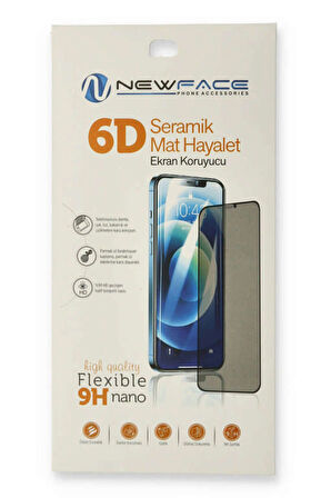 iPhone 14 Pro Max 6D Mat Seramik Hayalet Nano Ekran Koruyucu 127072