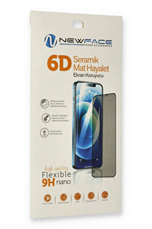 iPhone 14 Pro Max 6D Mat Seramik Hayalet Nano Ekran Koruyucu 127072