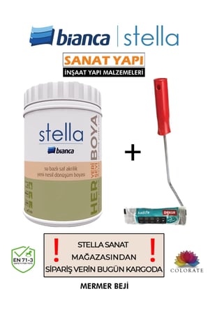 Su Bazlı Saf Akrilik Boya Ve Rulosu 1Lt
