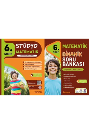 Tudem 2026 6. Sınıf Matematik Stüdyo + Dinamik Soru Bankası Seti 2 Kitap Yeni Müfredat
