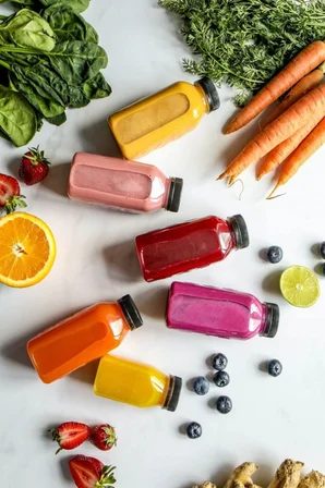 10 Adet 300 ml Smoothie Detoks Beslenme Şişesi Şeffaf Plastik Sızdırmaz Kapak Köşeli Meyve Suyu Şişesi