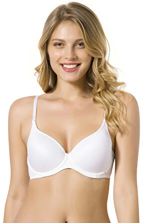 Beyaz Jasmin Desteksiz Dolgusuz Sütyen Yeni Sezon