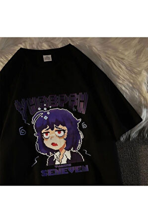 Anime Seneven Unisex White T-shirt