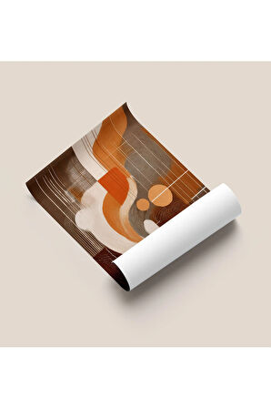 Çerçevesiz Poster, Dijital Baskı Soyut , Kum Fırtınası , Salon Ofis Oturma Odası Dekorasyon, Poster