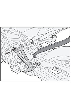 2118fz Yamaha Mt-07 (14-17) Arka Çanta Taşıyıcı
