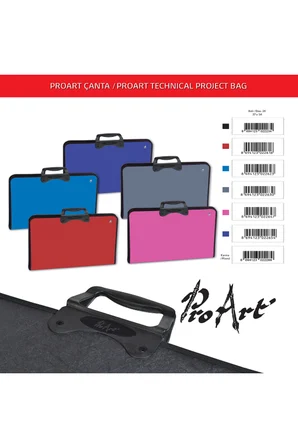 Teknik Resim Çantası Art College 37x54 Proart Mavi