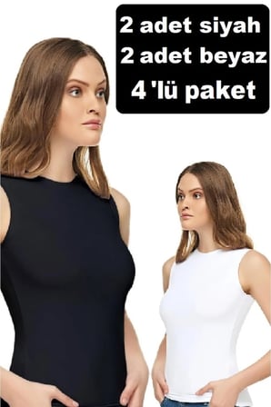 Elastan Sıfır Kol 4'lü Paket