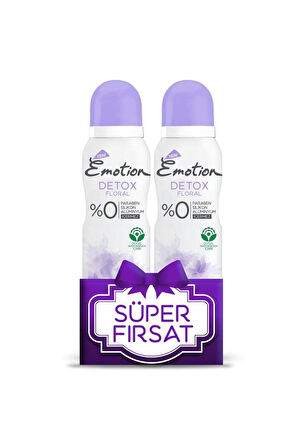 Emotion Detox Floral Deodorant 2x150ml