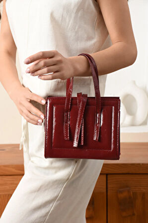 Lüks Reyhani Kutu Çapraz Askılı El Ve Omuz Çantası