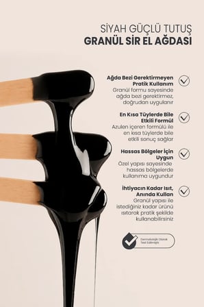 GRANÜL SİR EL AĞDASI 250 GR BLACK