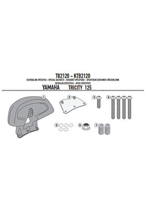 Tb2120a Yamaha Trıcıty 125-155 (14-22) Sıssybar