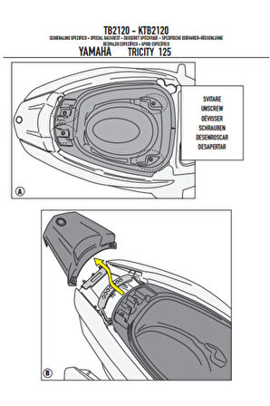 Tb2120a Yamaha Trıcıty 125-155 (14-22) Sıssybar