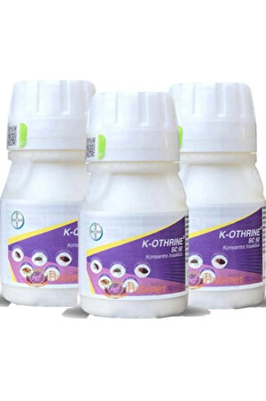 K-othrine Sc50 Genel Haşere Ilacı 50 ml X 3 Adet 