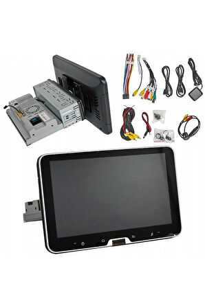 GO-i1008 Android Monitör 10,1 inç HD Dokunmatik Ekran (Carplay, 2GB+32GB, 60Wx4, GPS, BT)