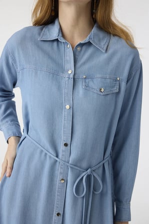 NOA TUNİK 38-48 Mavi Tunik