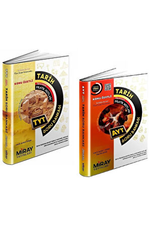 Miray 2023 Tyt Ayt Tarih Soru Bankası Seti 2 Kitap 2023