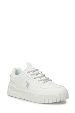 U.S. Polo Assn. CANDY 101534282 Kadın Beyaz Sneaker