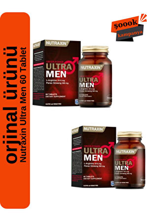 Nutraxin Ultra Men 60 Tablet 2 Adet