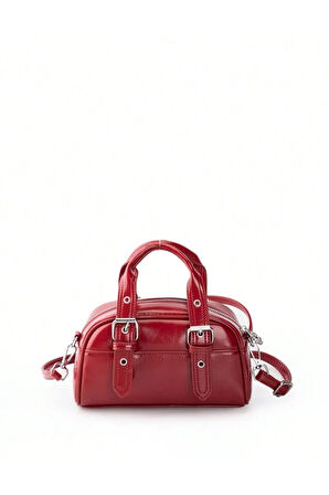 Lüks Silindir Günlük El Ve Omuz Çantası