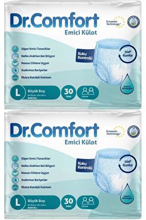 Hasta Bezi Yetişkin Emici Külot L-büyük 60 Adet (2PK*30)