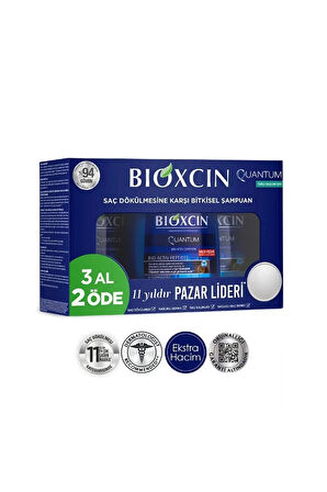 Quantum Şampuan 3 Al 2 Öde Yağlı Saçlar Için 3x300 Ml -vb809