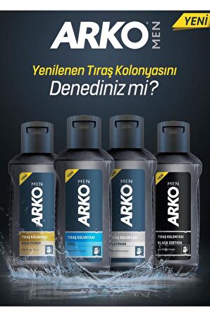 Arko Cool Tıraş Kolonyası 4x255 ml