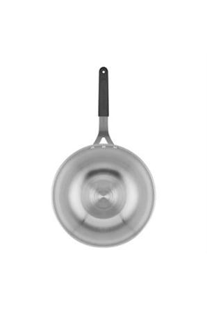 Çelik Wok Tava 26cm - Silikonlu Sap