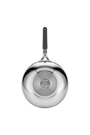 Çelik Wok Tava 26cm - Silikonlu Sap