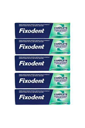 Diş Protez Yapıştırıcı Krem Naneli 37 Gr X5 Adet