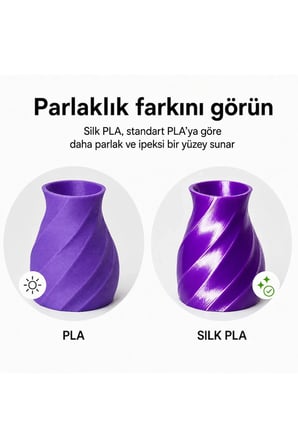 Silk Eflatun PLA+ Premium Filament