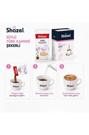 Hazır Sütlü Türk Kahvesi 11g x 12li - Şekerli