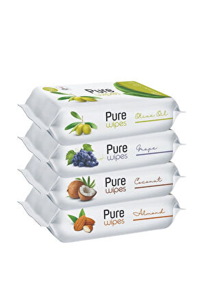 Pure Wipes Islak Havlu 4x50 (200yaprak)