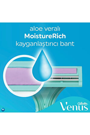 Simply Venus 2 Kullan At Tıraş Bıçağı 4'lü X 3 Paket