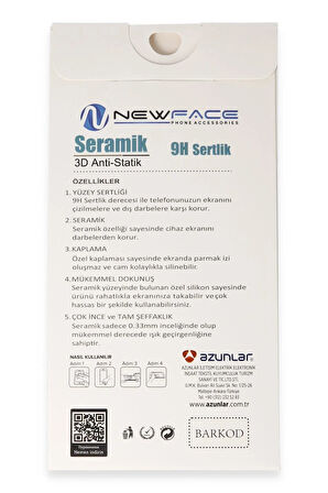 Samsung Galaxy A25 5G 3D Antistatik Seramik Nano Ekran Koruyucu DRSTR