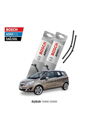 Opel Meriva 2013 Model Bosch Aeroeco Muz Silecek Takımı
