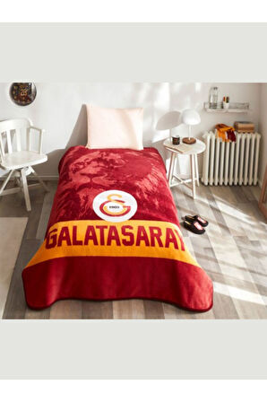 Lisanslı Battaniye Galatasaray Aslan Tek Kişilik