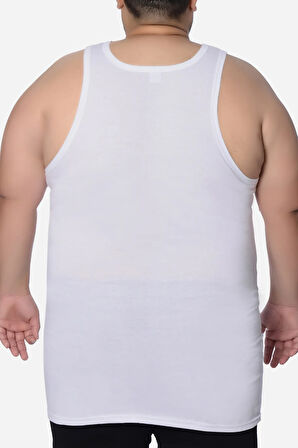 3'lü Büyük Beden Erkek Atlet 1011-%100 Pamuk-3xl-7xl