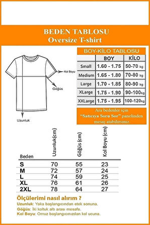 Kalp Baskılı Oversize Tshirt.