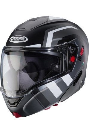 Horus X Road Mat Gri Beyaz Siyah Motosiklet Kaskı