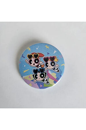 Powerpuff Girls Buton Rozet