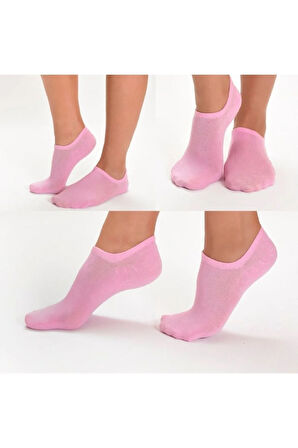 6'lı Set Kadın Kısa Modal Patik Çorap Kaliteli Düz Renk Yazlık Rahat Bilek Ince Dikişşiz Çeşit Spor