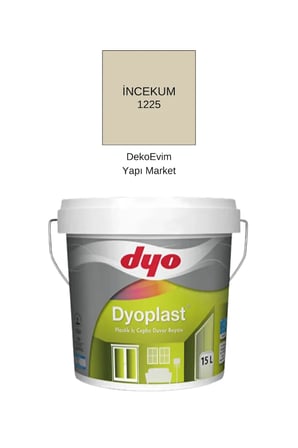 Dyoplast Plastik İç Cephe Duvar B. İncekum 15 Lt.
