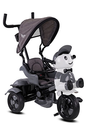 125a Yupi Triycle 3 Tekerli Kontrollü Bisiklet (PEDLİ) Gri
